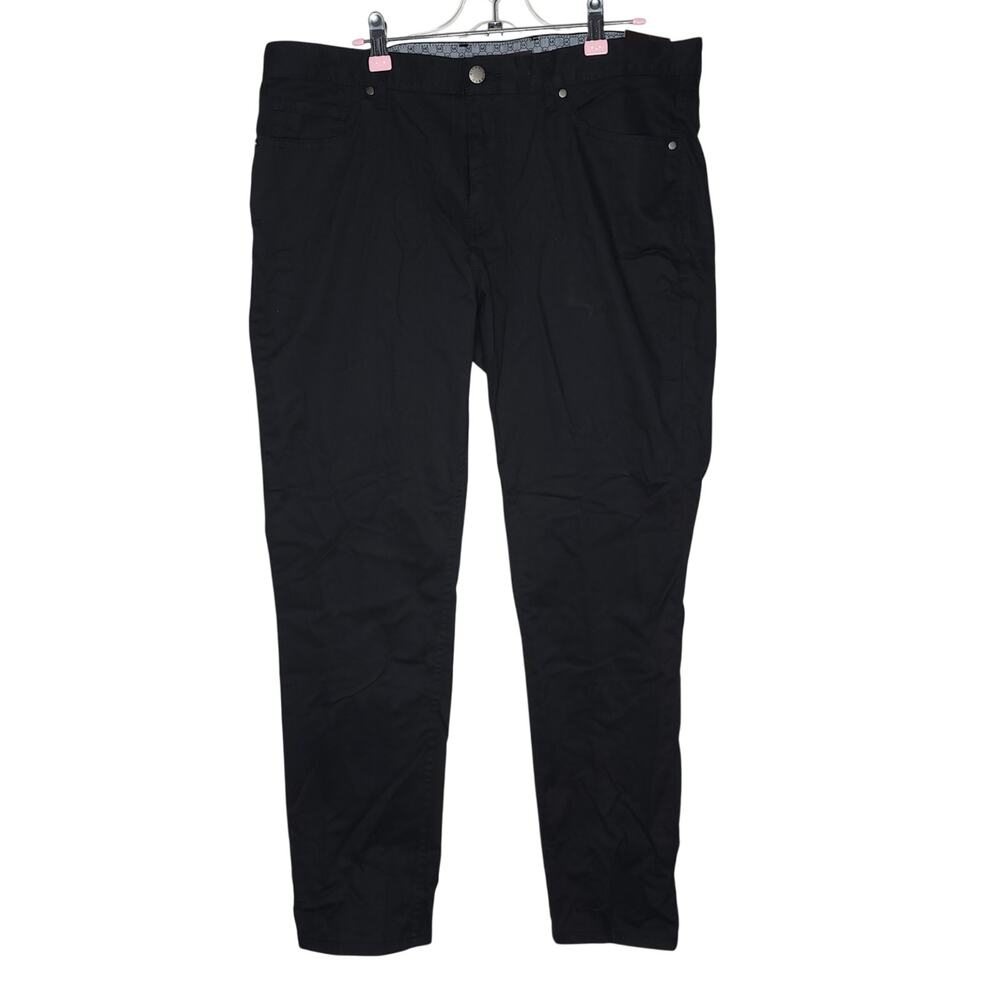 Michael Kors mens black Parker slim fit pants waist 34 length 30 NWT